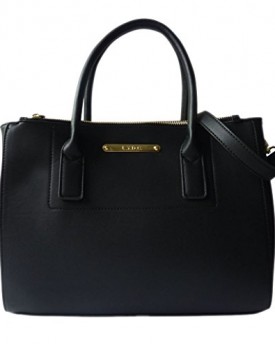 Girly-HandBags-New-Faux-Leather-Top-Handle-Shoulder-Bag-Oversized-Top-Zipped-Vintage-Fashion-Designer-Black-0