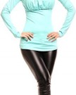 Glamour-Empire-Womens-Stretchy-Pleated-Scoop-Neck-Long-Sleeve-Jersey-Top-076-Mint-810-0-1