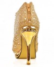 Gold-Mirror-Chrome-Platform-Silver-Crystal-Diamant-Embellished-Shimmer-High-Heel-Ankle-Boots-0-2