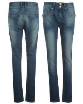 Golddigga-Womens-Lift-and-Shape-Jeans-Ladies-Mid-Wash-Skinny-8-R-0