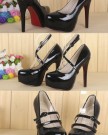 Gorgeous-55-Inches-High-Heel-Shiny-Platform-Wedding-Shoes-UK-NEXT-DAY-DELIVERY-UK5-Black-0-3