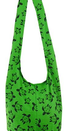 Green-Turtle-Hippie-Boho-Hobo-Vintage-Sling-Cross-body-Shoulder-Messenger-Bag-IPTM06-0