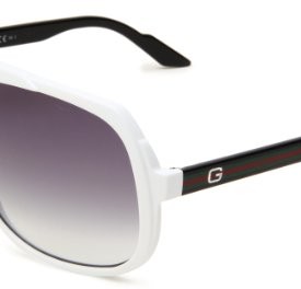 Gucci-1622-OVE-White-and-Black-1622-Aviator-Sunglasses-0