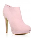 H20-Baby-Pink-Faux-Suede-Stilleto-Very-High-Heel-Ankle-Shoe-Boots-Size-UK-6-EU-39-0-0