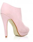 H20-Baby-Pink-Faux-Suede-Stilleto-Very-High-Heel-Ankle-Shoe-Boots-Size-UK-6-EU-39-0-1