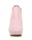 H20-Baby-Pink-Faux-Suede-Stilleto-Very-High-Heel-Ankle-Shoe-Boots-Size-UK-6-EU-39-0-3