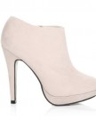 H20-Nude-Faux-Suede-Stilleto-Very-High-Heel-Ankle-Shoe-Boots-Size-UK-6-EU-39-0