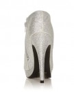 H20-Silver-Glitter-Stilleto-Very-High-Heel-Ankle-Shoe-Boots-Size-UK-3-EU-36-0-2