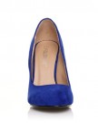 HILLARY-Electric-Blue-Faux-Suede-Stilleto-High-Heel-Classic-Court-Shoes-Size-UK-7-EU-40-0-3