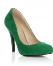 HILLARY-Green-Faux-Suede-Stilleto-High-Heel-Classic-Court-Shoes-Size-UK-5-EU-38-0-0