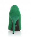 HILLARY-Green-Faux-Suede-Stilleto-High-Heel-Classic-Court-Shoes-Size-UK-5-EU-38-0-2