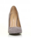 HILLARY-Grey-Faux-Suede-Stilleto-High-Heel-Classic-Court-Shoes-Size-UK-4-EU-37-0-3