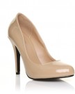 HILLARY-Nude-Patent-PU-Leather-Stilleto-High-Heel-Classic-Court-Shoes-Size-UK-6-EU-39-0-0