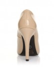 HILLARY-Nude-Patent-PU-Leather-Stilleto-High-Heel-Classic-Court-Shoes-Size-UK-6-EU-39-0-2