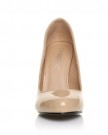 HILLARY-Nude-Patent-PU-Leather-Stilleto-High-Heel-Classic-Court-Shoes-Size-UK-6-EU-39-0-3