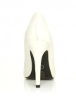 HILLARY-White-Glitter-Stilleto-High-Heel-Classic-Court-Shoes-Size-UK-7-EU-40-0-1
