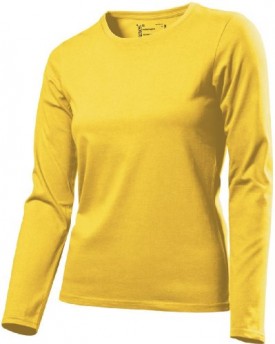 Hanes-7120-Womens-Comfortsoft-Long-Sleeve-T-Shirt-Sunflower-Yellow-XL-0