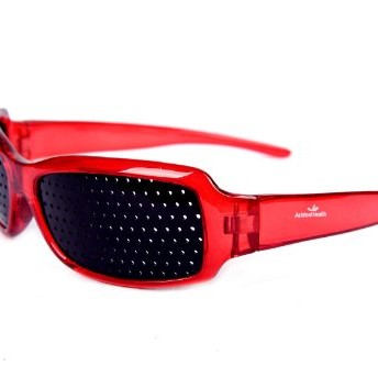 HealthPanion-Pinhole-Glasses-for-Eyesight-Strengthening-Red-0