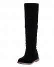 Hee-Grand-Women-Fashion-Knee-High-Winter-Snow-Boots-Wedge-Heel-Boots-UK-5-Black-0