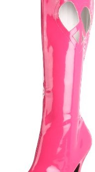 Heels-Club-Flower-Power-boots-60s-70s-sexy-heel-knee-high-fancy-dress-Hot-Pink-5-0