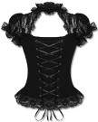 Hell-Bunny-Black-Lace-Steampunk-Gothic-Lolita-Short-Sleeve-Nihilist-Corset-Top-0-0