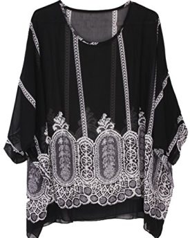 Hengsong-5-Colours-Women-Boho-Style-Chiffon-Loose-Shirt-Casual-Tops-XL-Black-0