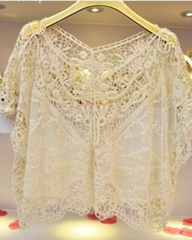 Hengsong-Lady-Sweet-Lace-Flower-Batwing-Tops-BlousesShawl-Beige-0