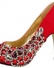 Honeystore-Womens-Handmade-Crystals-and-Diamonds-Court-Shoes-Red-55-UK-0