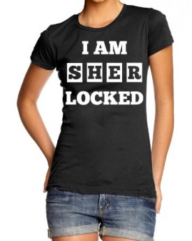 I-Am-Sherlocked-Sherlock-Holmes-Womens-T-shirt-Various-colours-0