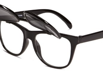 Iconeyewear-Flip-Top-Wayfarer-Unisex-Adult-Sunglasses-Black-One-Size-0