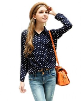 Imixcity-Women-Shirt-Polka-Dots-Chiffon-Vintage-Blouse-Long-Sleeve-Medium-Navy-0
