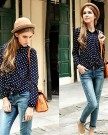 Imixcity-Women-Shirt-Polka-Dots-Chiffon-Vintage-Blouse-Long-Sleeve-Medium-Navy-0-5