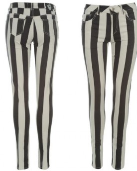 Jilted-Generation-Womens-Stripe-Jeans-Ladies-Super-Skinny-Fit-Trousers-34-0