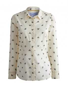 Joules-Maywell-Ladies-Shirt-R-Cream-Bees-12-0