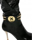 K30-Womens-Black-Patent-Knee-High-Heel-Boots-Size-8-0-2