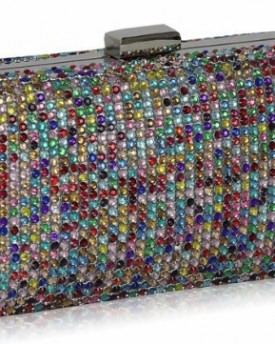 KCMODE-Womens-Multi-Colour-Crystals-Sparkly-Diamante-Evening-Clutch-Bag-0