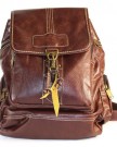 Kattee-PU-Leather-Backpack-Rucksack-Vintage-Sling-Bag-City-Campus-School-Shoulder-Bag-Leisure-Bag-Brown-0-1