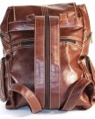 Kattee-PU-Leather-Backpack-Rucksack-Vintage-Sling-Bag-City-Campus-School-Shoulder-Bag-Leisure-Bag-Brown-0-2