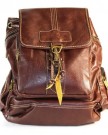Kattee-PU-Leather-Backpack-Rucksack-Vintage-Sling-Bag-City-Campus-School-Shoulder-Bag-Leisure-Bag-Brown-0-4
