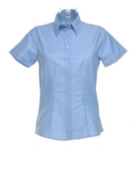 Kustom-Kit-KK360-Workplace-Womens-Oxford-Short-Sleeve-Blouse-Light-Blue-12-0