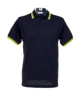 Kustom-Kit-KK409-Tipped-Collar-Polo-Shirt-NavyYellow-L-0