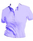 Kustom-Kit-Ladies-Corporate-Oxford-Short-Sleeve-Shirt-20-Charcoal-0-2