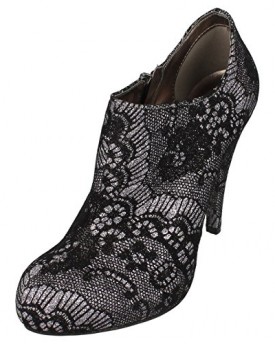L3376-Pewter-with-black-lacy-look-side-zip-high-heel-round-toe-ladies-shoe-bootUK-541shoe-boot-0