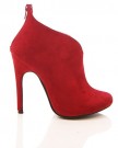 LADIES-WOMENS-ANKLE-BOOTS-HIGH-HEELS-PARTY-FORMAL-SHOES-SIZE-RED-UK-4-0-0