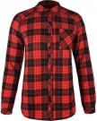 LADIES-WOMENS-CHECK-SHIRT-LUMBERJACK-LONG-SLEEVE-FLANNEL-BUTTON-DOWN-BLOUSE-TOP-UK-12-Red-Black-Plaid-0-0