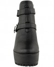 LADIES-WOMENS-CHUNKY-CLEATED-SOLE-HIGH-HEEL-PLATFORM-CHELSEA-ANKLE-BOOTS-SHOES-UK-4-Black-Faux-Leather-0-3