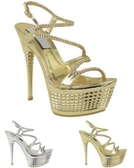 LADIES-WOMENS-HIGH-HEELS-STRAPPY-PARTY-PROM-STILETTO-SANDAL-PLATFORMS-SHOES-SIZE-UK-3-EU-36-US-5-Gold-Diamante-0