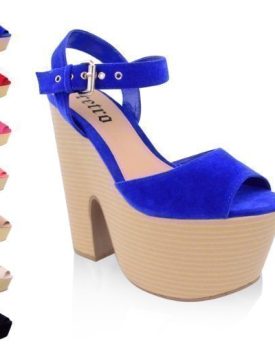 LADIES-WOMENS-PLATFORM-HIGH-HEELS-PEEPTOE-BLACK-SUMMER-SANDALS-BOOTS-WEDGES-SHOES-SIZE-UK-7-EU-40-US-9-Royal-Blue-Suede-0