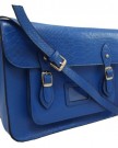 LYDC-Designer-Vintage-Faux-Leather-Snakeskin-Effect-SatchelMessengerLaptop-School-Bag-Royal-Blue-0-0