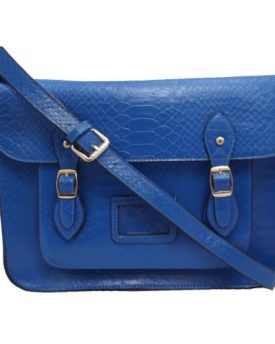 LYDC-Designer-Vintage-Faux-Leather-Snakeskin-Effect-SatchelMessengerLaptop-School-Bag-Royal-Blue-0